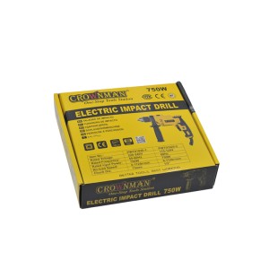 Gręžtuvas elektrinis smūginis 750W 13 mm PWT01020 Crownman