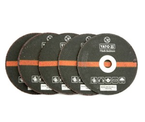 Diskas metalo pjovimo 75*2.0*9.5 mm 5 vnt. (tinka YT-09715) YT-0994 YATO lstb