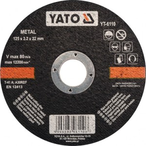 METAL CUTTING DISC 125x3,2x22