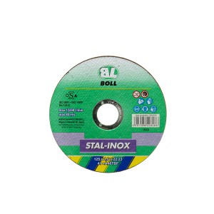 Diskas pjovimo STEEL+INOX 41 125x1.6 mm BOLL 050124