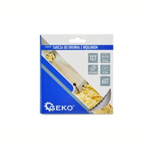 Diskas medžio pjovimo 125x22 mm 60 dantų GEKO G00108