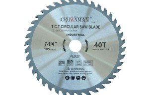 Diskas medžio pjovimo 185 mm 40 dantų PROFI 0861111 Crownman (25)