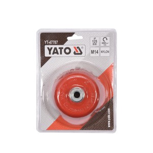Šepetys šlifavimo nailoninis kūginis 125 mm M14 YT-47787 YATO