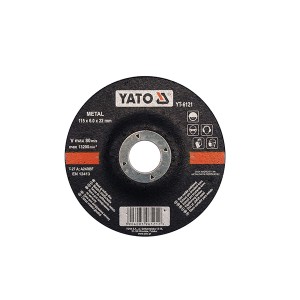 Diskas metalo šlifavimo 115*6.0*22 mm YT-6121 YATO (5/25)