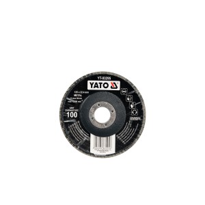 Diskelis šlifavimo lapelių metalui išgaubtas 125x22,2 mm  P60 YT-83293 YATO