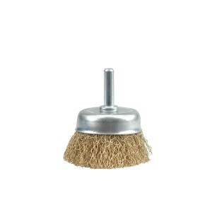 CUP BRUSH - CRIMPED WIRE 50MM