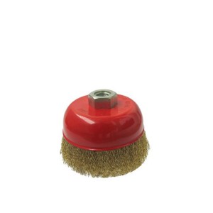 Šepetys šlifavimo kūginis žalvarinis su varžtu 100 mm 0893100/06971 740102