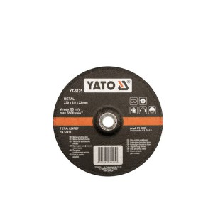 Diskas metalo šlifavimo 125*8.0*22 mm YT-6126 YATO (5/25)