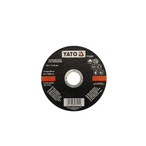 Diskas metalo ir nerūdijančio plieno pjovimo 115*1.0*22 mm YT-6101 YATO (5/25)