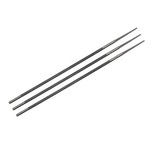 Dildės pjūklų galandinimui apvalios 4.8 mm 3 vnt. 79863 FLO