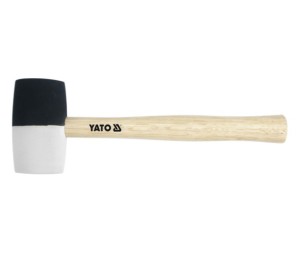 RUBBER MALLET BLACK-WHITE 340G