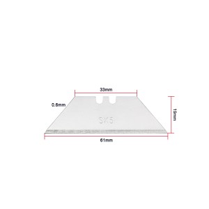 Ašmenys peiliukui trapeciniai 31x61x19 mm 10 vnt. SK5 0201002 Crownman (20)