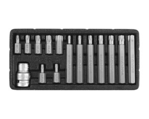 Antgaliai atsuktuvui TORX 15 vnt. T20-T55 YT-0417 YATO lstb