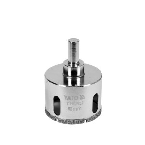 Grąžtas deimantinis cilindrinis plytelėms 50 mm YT-60432 YATO