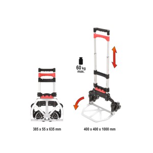 Transportavimo vežimėlis laiptais 60 kg YT-37411 YATO