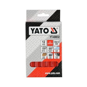 Kreidelės žymėjimui techninės raudona sp. 12 vnt. YT-69932 YATO