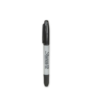 Markeris permanentinis juodas dvipusis SHARPIE "Twin Tip"