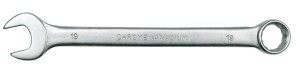 Raktas plokščias-kilpinis 16 mm CR-V SATIN 51681 Indija knt