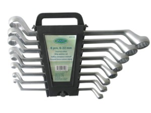 Raktai kilpiniai 8 vnt. 6-22 mm CR-V SATIN 1529.80.OX Savex (5)