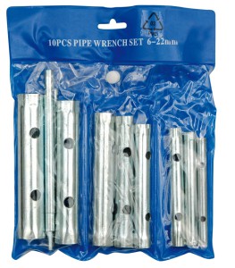 PIPE WRENCH SET 6-22MM 10PCS