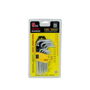 Raktai TORX 9 vnt. T10-T50 0440129 Crownman (12)