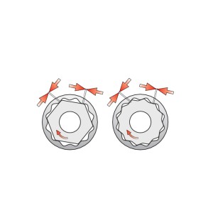 Galvutė dvylikakampė ilga 1/2" 8 mm CR-V YT-12930 YATO