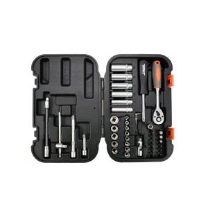 Galvučių rinkinys 42 vnt. 1/4" XS 58641 Sthor