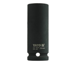 Galvutė šešiakampė ilga smūginė 1/2" 20 mm CrMo YT-1040 YATO