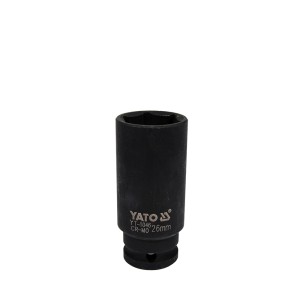 Galvutė šešiakampė ilga smūginė 1/2" 26 mm CrMo YT-1046 YATO