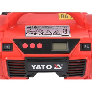 Kompresorius akumuliatorinis 18V 3Ah 11 bar 12L/min YT-23247 YATO SYS18V