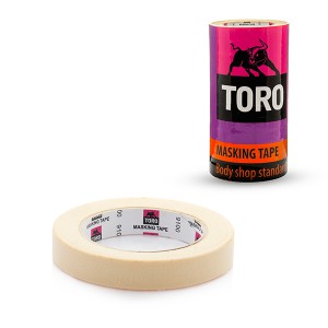 Juosta dažymo balta 18 mm*40 m 80*C TORO 9100 (12/48)