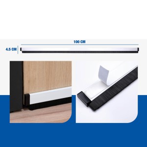 Juostelė lipni durų apačiai nuo skersvėjų 100 cm KINZO 871125247212