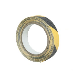 Juostelė lipni neslystanti įspėjamoji geltona-juoda 25 mm x 5 m GT5YB Beorol
