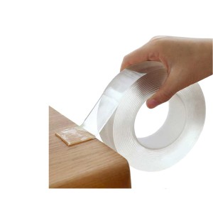 Juosta dvipusio lipnumo skaidri nano PU 1 m x 30 mm x 2 mm 24050