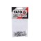 Kniedės aliumininės srieginės M3 20 vnt. YT-36451 YATO