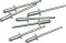 Kniedės aliumininės 3,2x12,7 mm 50 vnt. 70340