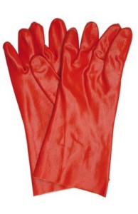 PCV WORK GLOVES 36CM