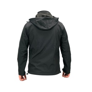 Striukė SOFTSHELL juoda su kapišonu XL dydis YT-79553 YATO