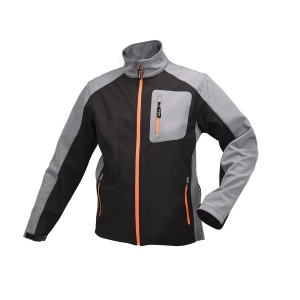 Striukė SOFTSHELL juoda-pilka L dydis YT-79532 YATO