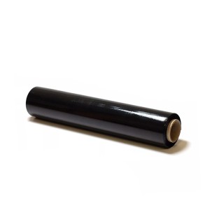 Plėvelė paletėms vynioti STRECH juoda 450mm*270m 17 my rankiniam pakavimui (6)
