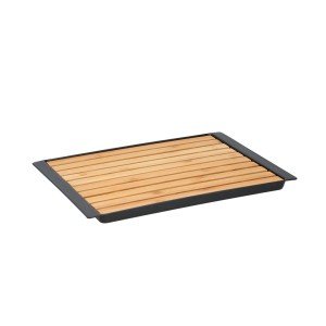 Lentelė pjaustymo 38x27 cm bambukinės su padėklu ALPINA 871125216259