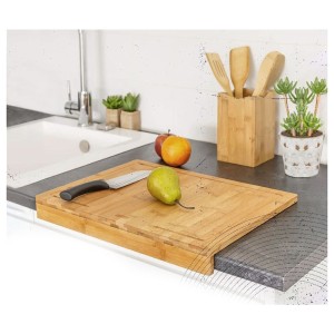 Lentelė pjaustymo 35x25x1,2 cm bambukas, prailgintas kraštas Quttin BQ0101867856