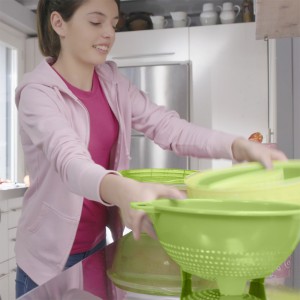 Kiaurasamtis D28xH13,5 cm (mix - 3 spalvos) 72286 Italija STEFANPLAST