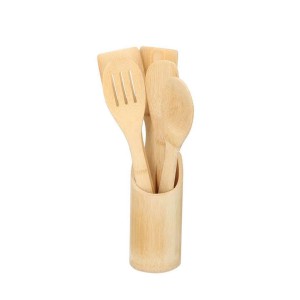 Mentelės virtuvinės bambukinės 5 vnt. D7x16,5/30x6 cm 871125217811