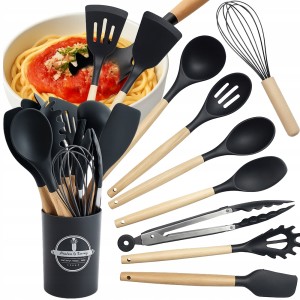 Virtuvės įrankiai su dėklu 12 vnt. 07412