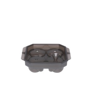 Forma ledukams, silikoninė 4 vietų Rose Maku 649043
