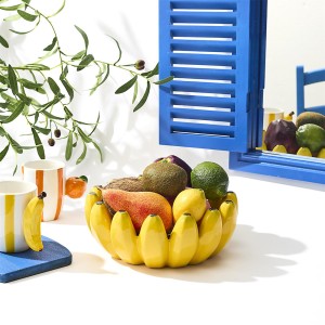 Dubuo vaisiams keramikinis D25 Bananas Home Deco KA0823