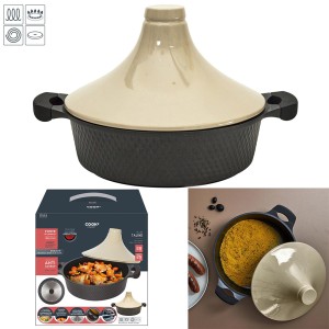 Puodas tadžinas D28 cm, tinka indukcinei viryklei Cook Concept KC25801