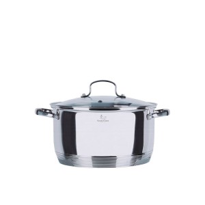 Puodas su dangčiu D24 cm nerūdijantis plienas Santa Clara MKT56194-1