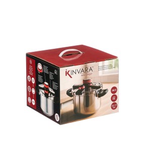 Greitpuodis 6 l D22 cm nerūdijantis plienas Kinvara 13159